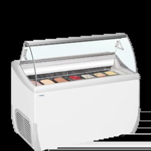 Vitrine crème glacée 1,34 m fermée